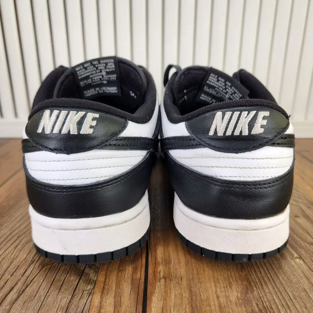 Nike Dunk Low Retro Panda Mens Size 10 Black White Sneakers Shoes DD1391-100